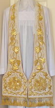 White Preaching Stole